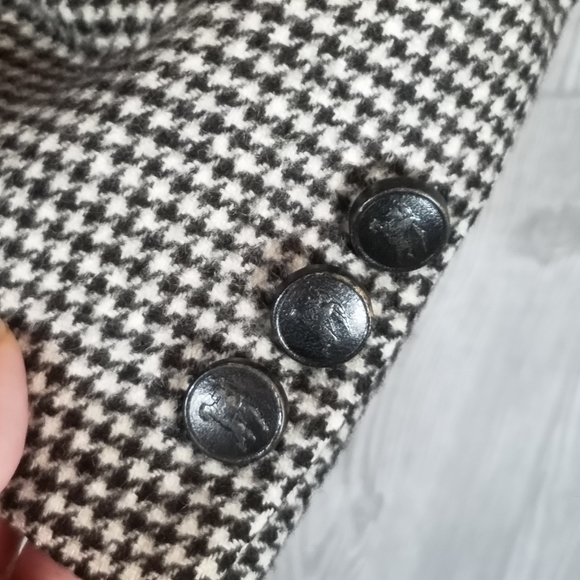 Burberry's Camel Hair Herringbone Jacket Blazer 40 - Picture 3 of 12